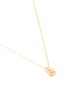 Detail View - Click To Enlarge - ROBERTO COIN - 'Tiny Treasures' diamond 18k yellow gold necklace – letter B