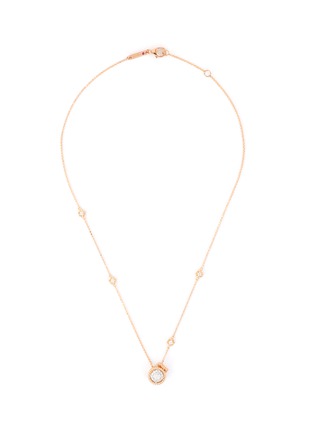 Main View - Click To Enlarge - ROBERTO COIN - 'New Barocco' diamond 18k rose gold necklace