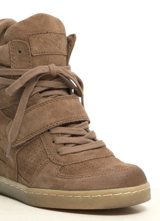 Detail View - Click To Enlarge - ASH - 'Cool' suede wedge sneakers
