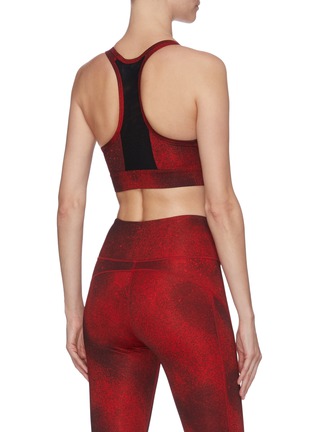 red calvin klein sports bra