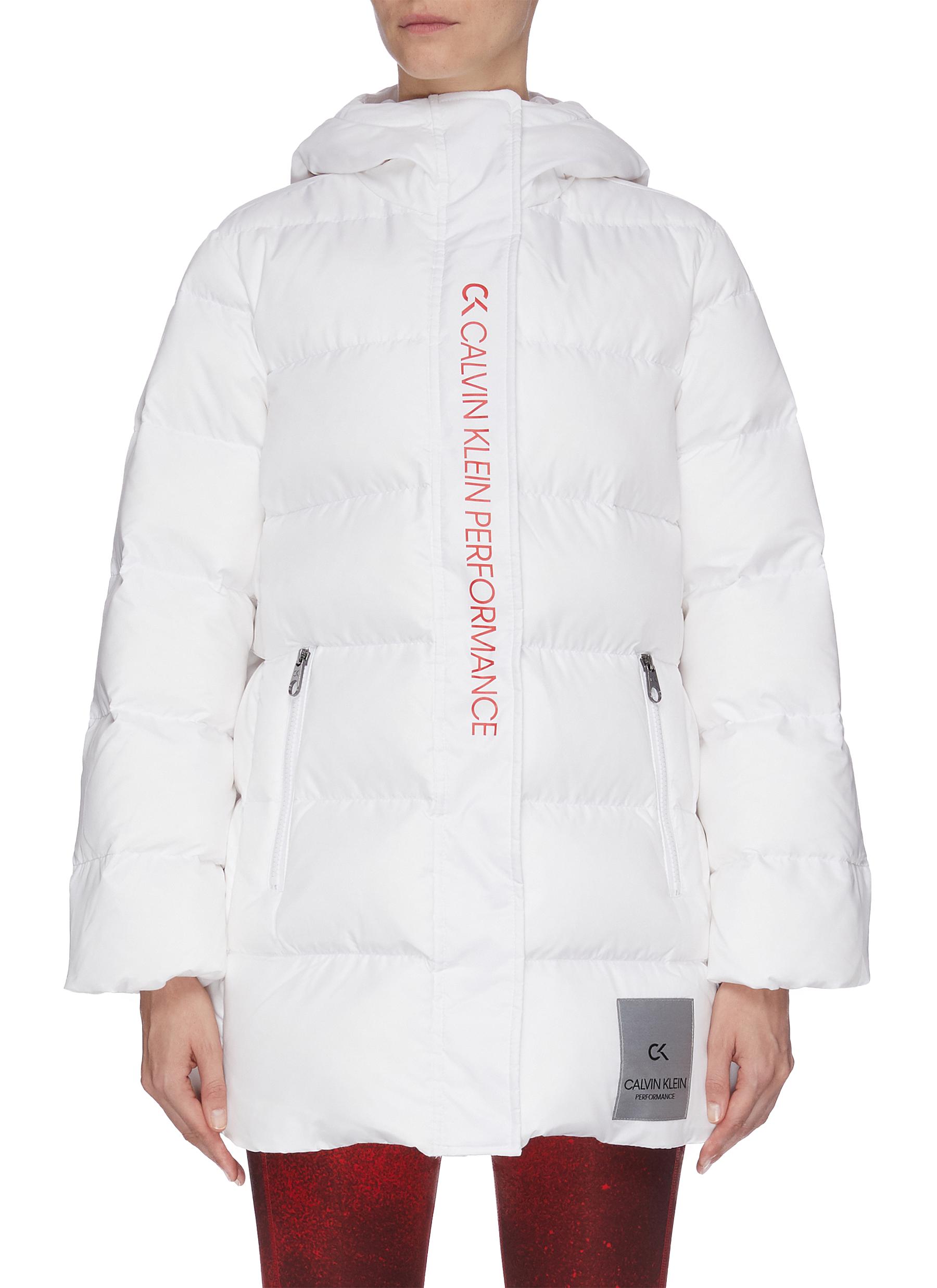 calvin klein performance parka