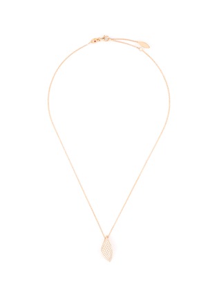 Main View - Click To Enlarge - ROBERTO COIN - 'Petals' diamond 18k rose gold necklace