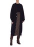 Figure View - Click To Enlarge - EXTREME CASHMERE - Button-down floor length cashmere blend cardigan