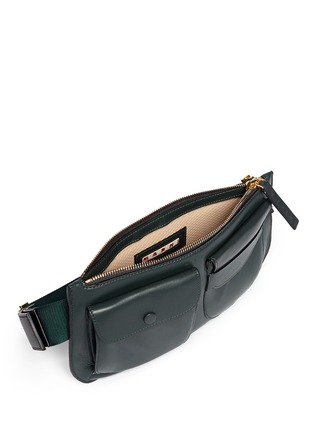 Detail View - Click To Enlarge - MARNI - Multi pocket leather waistpack