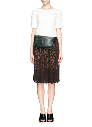 Figure View - Click To Enlarge - MARNI - Multi pocket leather waistpack
