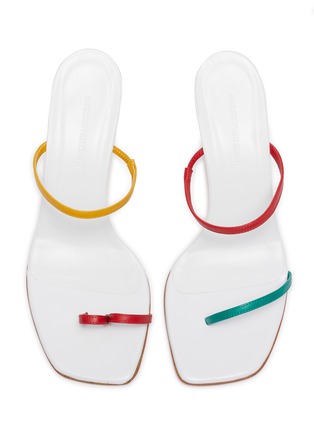 Detail View - Click To Enlarge - CHRISTOPHER ESBER - 'Fu Yao' colourblock sandals