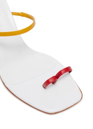 Detail View - Click To Enlarge - CHRISTOPHER ESBER - 'Fu Yao' colourblock sandals