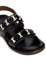 Detail View - Click To Enlarge - MARNI - Crystal strap leather sandals