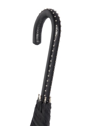 Detail View - Click To Enlarge - ALEXANDER MCQUEEN - Stud leather handle umbrella
