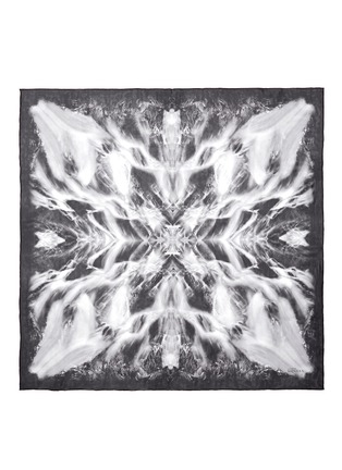 Detail View - Click To Enlarge - ALEXANDER MCQUEEN - Silk waterfall scarf