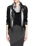 Figure View - Click To Enlarge - ALEXANDER MCQUEEN - Silk waterfall scarf