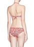 Back View - Click To Enlarge - J CREW - Graphic floral reversible bandeau top