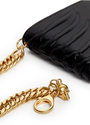 Detail View - Click To Enlarge - ALEXANDER MCQUEEN - Spinal cord chain bi-fold wallet