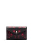 Main View - Click To Enlarge - ALEXANDER MCQUEEN - Skull envelope leather card holder
