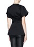 Back View - Click To Enlarge - WHISTLES - 'Aya' tie waist top