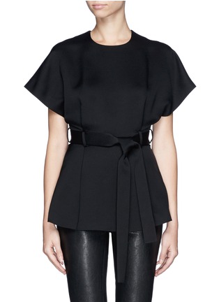 Main View - Click To Enlarge - WHISTLES - 'Aya' tie waist top