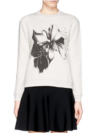 Main View - Click To Enlarge - WHISTLES - Floral print cotton sweatshirt