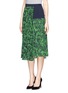 Front View - Click To Enlarge - WHISTLES - 'Anais' Floral Print Asymmetric Skirt