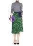 Figure View - Click To Enlarge - WHISTLES - 'Anais' Floral Print Asymmetric Skirt