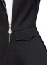 Detail View - Click To Enlarge - HELEN LEE - Neoprene peplum asymmetric zip jacket