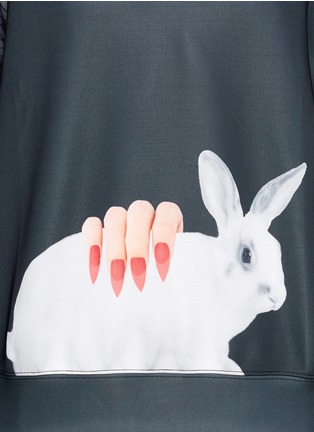 Detail View - Click To Enlarge - HELEN LEE - Rabbit icon Oriental print pullover