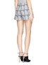 Back View - Click To Enlarge - HELEN LEE - Rabbit houndstooth shorts