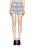 Main View - Click To Enlarge - HELEN LEE - Rabbit houndstooth shorts