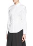 Front View - Click To Enlarge - HELEN LEE - Epaulette tailored shirt
