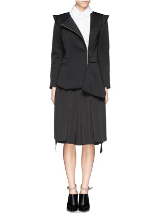 Figure View - Click To Enlarge - HELEN LEE - Epaulette tailored shirt