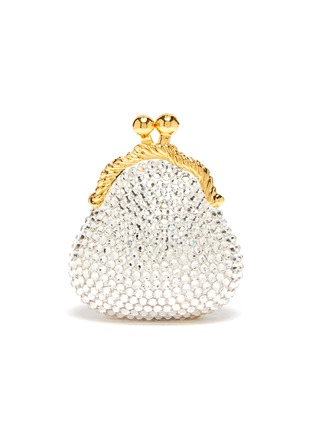 Main View - Click To Enlarge - JUDITH LEIBER - 'French Purse' crystal pavé minaudière