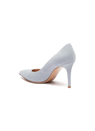 - GIANVITO ROSSI - Suede leather pumps