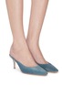 Figure View - Click To Enlarge - GIANVITO ROSSI - Suede leather mules