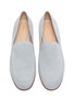 Detail View - Click To Enlarge - GIANVITO ROSSI - Suede leather loafers
