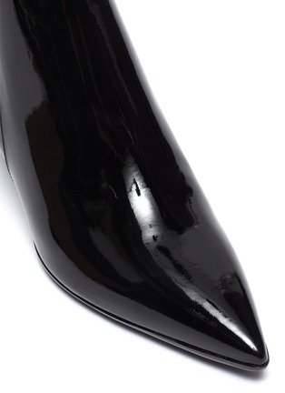 Detail View - Click To Enlarge - GIANVITO ROSSI - Patent leather ankle boots