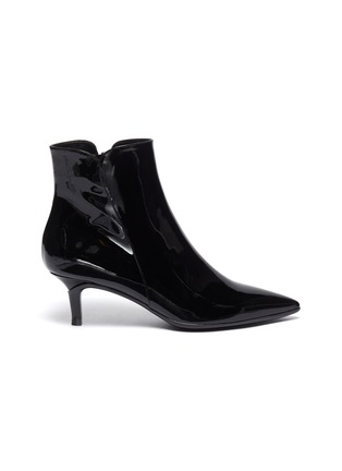 Main View - Click To Enlarge - GIANVITO ROSSI - Patent leather ankle boots