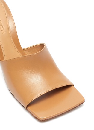 Detail View - Click To Enlarge - BOTTEGA VENETA - 'Sandalo Stretch' leather heeled sandals