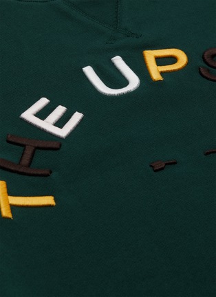  - THE UPSIDE - 'Horseshoe Sid' colourblock logo raglan sleeve sweatshirt