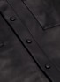  - AURALEE - Chest pocket leather shirt