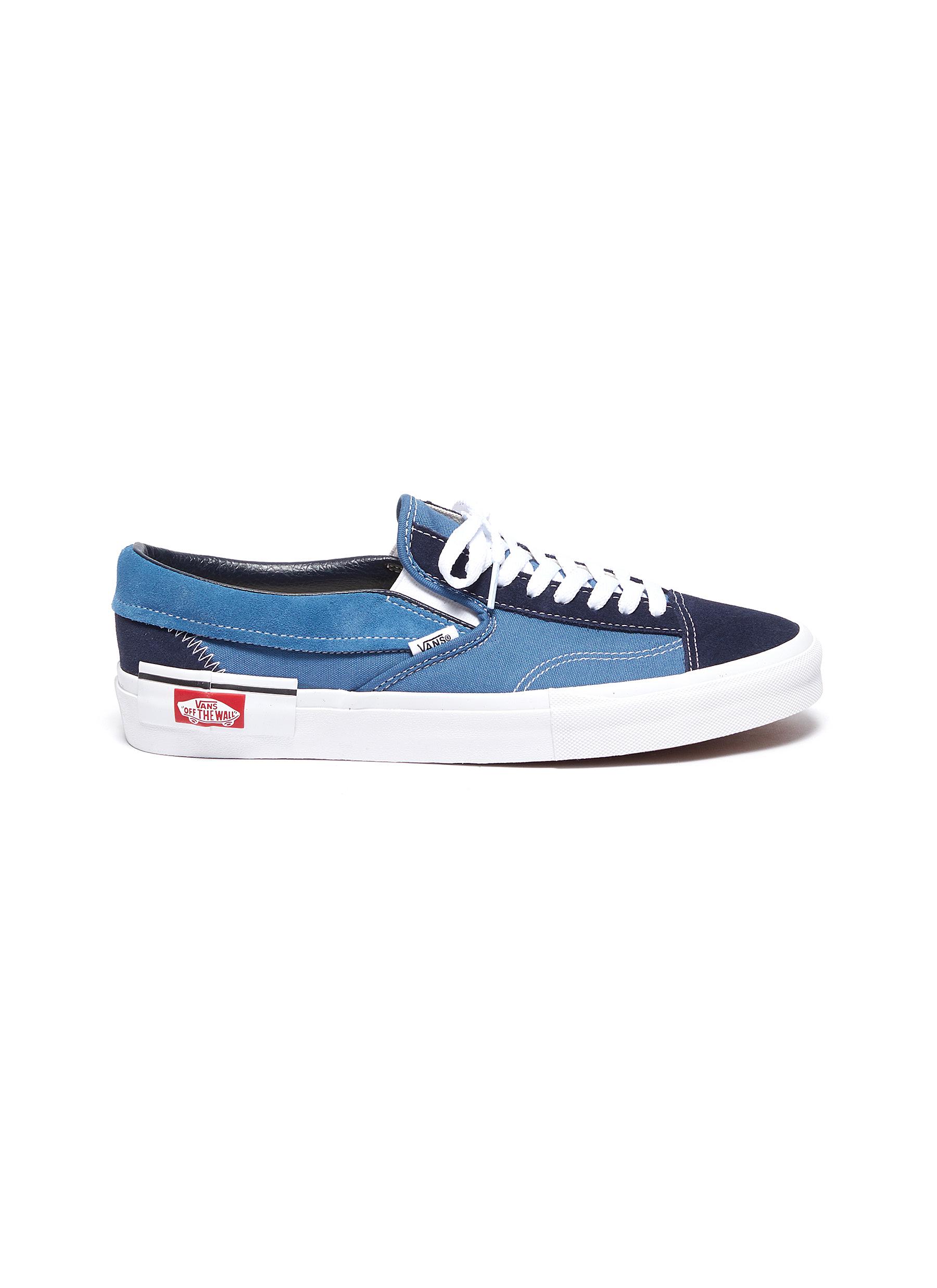 blue denim vans