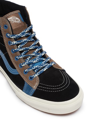 Detail View - Click To Enlarge - VANS - 'SK8-Hi MTE LX' colourblock suede high top sneakers