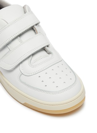 Detail View - Click To Enlarge - ACNE STUDIOS - Double velcro panel outsole kids leather sneakers