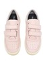 Figure View - Click To Enlarge - ACNE STUDIOS - Double velcro panel outsole kids leather sneakers