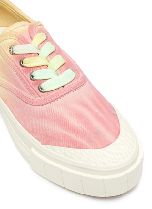 Detail View - Click To Enlarge - GOOD NEWS - 'Ace' tie dye canvas sneakers
