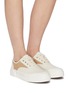 Figure View - Click To Enlarge - GOOD NEWS - 'Softball' colourblock canvas sneakers