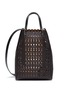 Main View - Click To Enlarge - ALAÏA - 'Marguerite' small leather tote bag