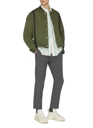 Figure View - Click To Enlarge - SOLID HOMME - Regular fit tailored pants