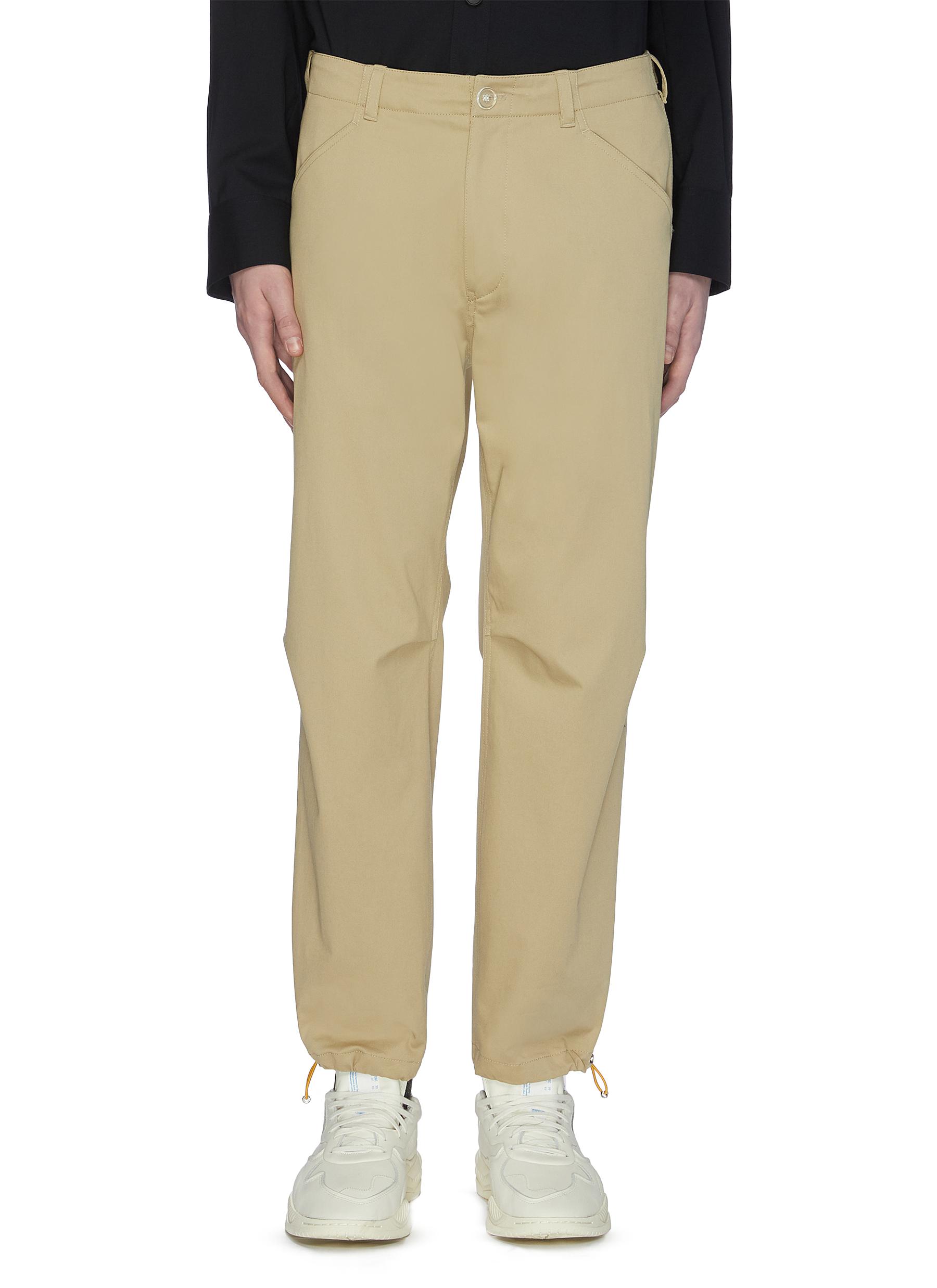 chino drawstring pants