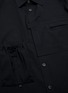  - SOLID HOMME - Patch pocket drawstring shirt