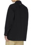 Back View - Click To Enlarge - SOLID HOMME - Patch pocket drawstring shirt