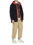 Figure View - Click To Enlarge - SOLID HOMME - Patch pocket drawstring shirt